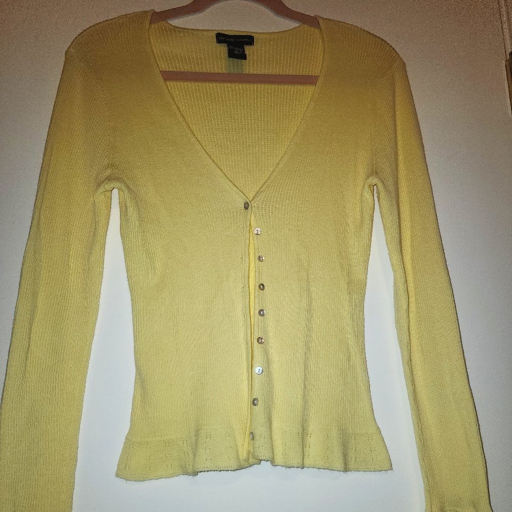 New York & Company Button-Up Cardigan